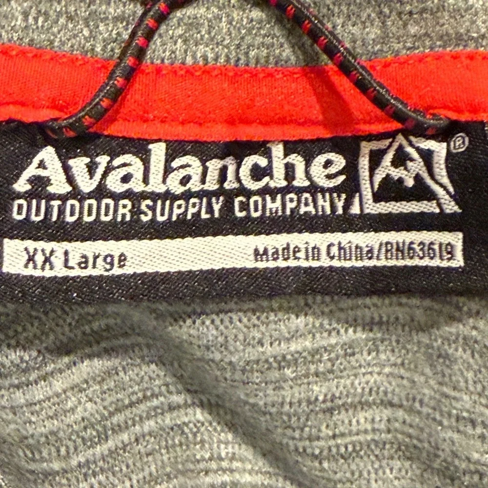 Avalanche Outdoor Supply Company Mens XX Large Green Quarter Zip Pullover Fleece